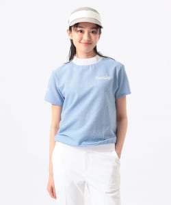 ORANGE LABEL / ドットエア（R） モックネック カットソー（吸水速乾）