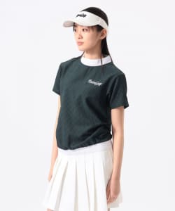 ORANGE LABEL / ドットエア（R） モックネック カットソー（吸水速乾）