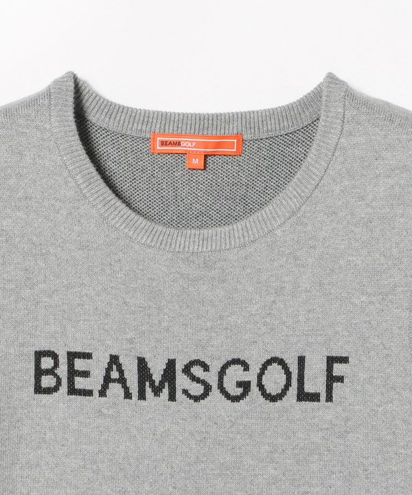 商品名ベストビームスゴルフ BEAMS ゴルフウェア レディース ニットベスト 総柄 星 M
