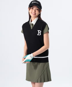 BEAMS GOLF ORANGE LABEL / 女裝 B LOGO 針織背心