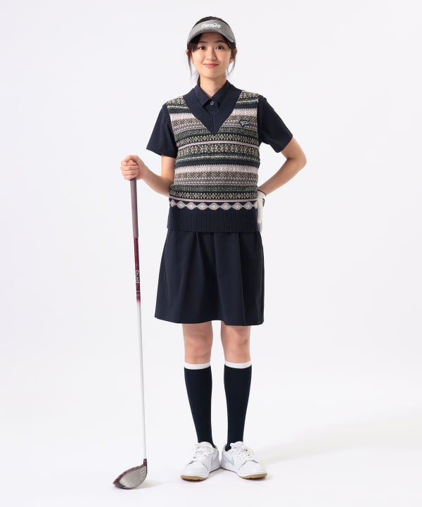 ORANGE LABEL / フェアアイル ニットベスト Model：H170 B74 W60 H86　Size：M