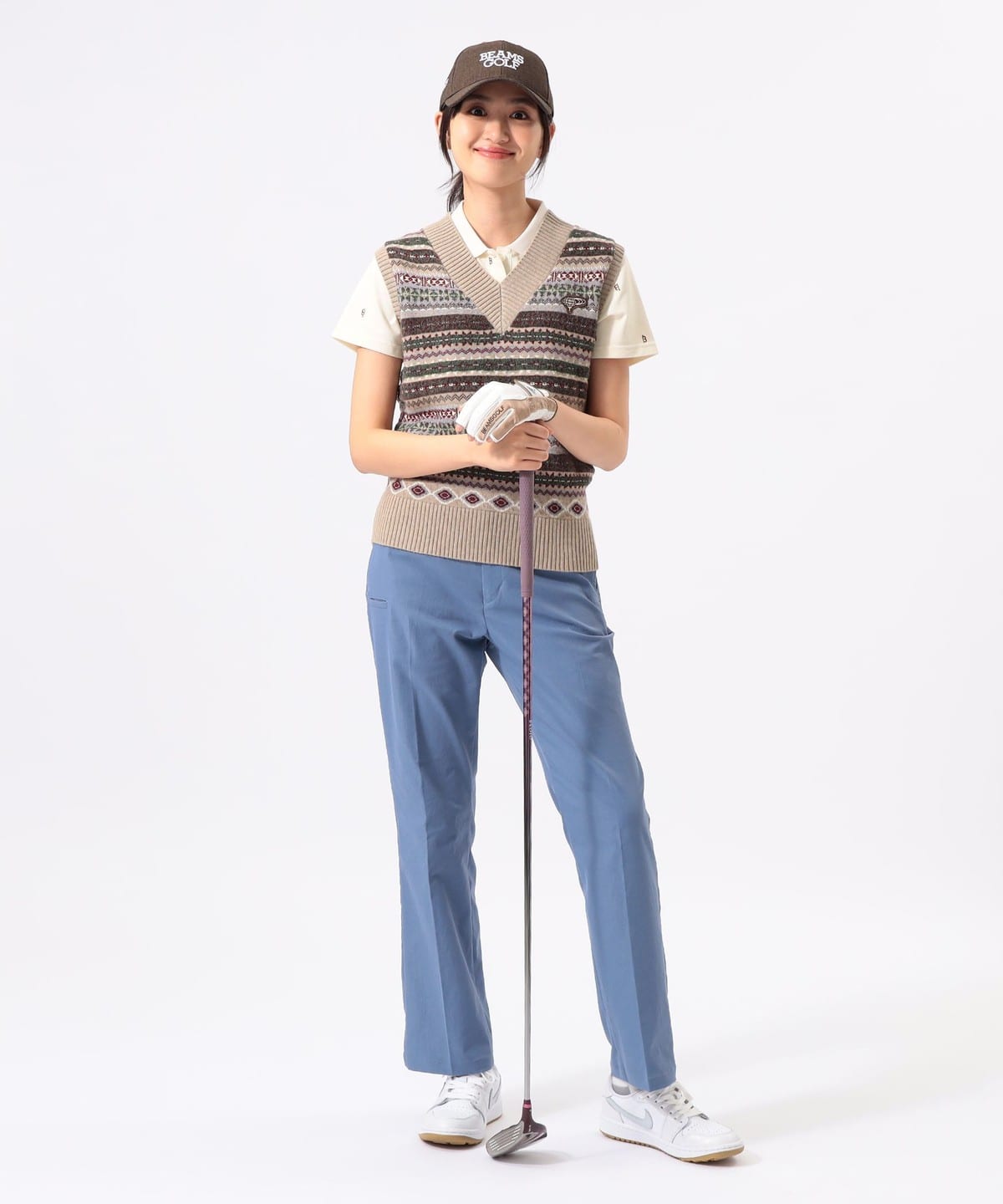 BEAMS GOLF（ビームス ゴルフ）ORANGE LABEL / フェアアイル ニット