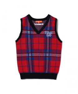 BEAMS GOLF ORANGE LABEL / チェック ニット ベスト