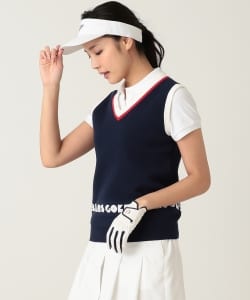 BEAMS GOLF PURPLE LABEL / ライン ロゴ ベスト