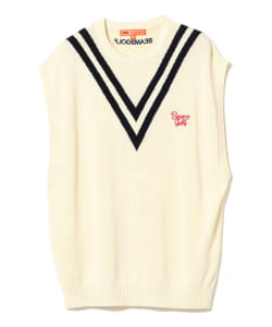 BEAMS GOLF ORANGE LABEL / クルー Vライン ベスト