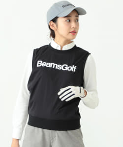 BEAMS GOLF ORANGE LABEL / ロゴプリント ベスト