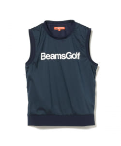 BEAMS GOLF ORANGE LABEL / ロゴプリント ベスト