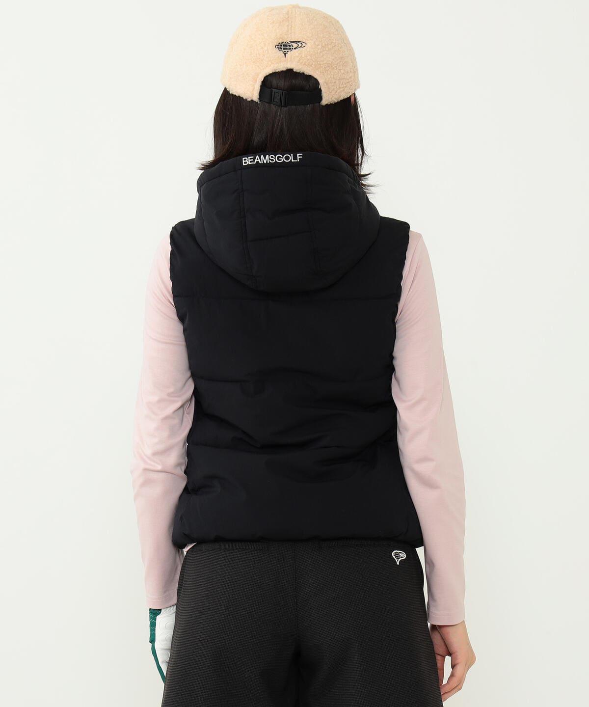 BEAMS GOLF ビームスゴルフ ORANGE LABEL フリースベスト L】82-06