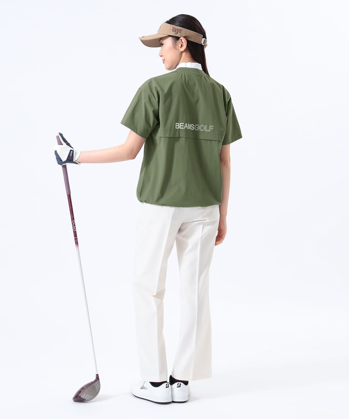 BEAMS GOLF（BEAMS GOLF）ORANGE LABEL / 防水半拉鍊無領滑雪服