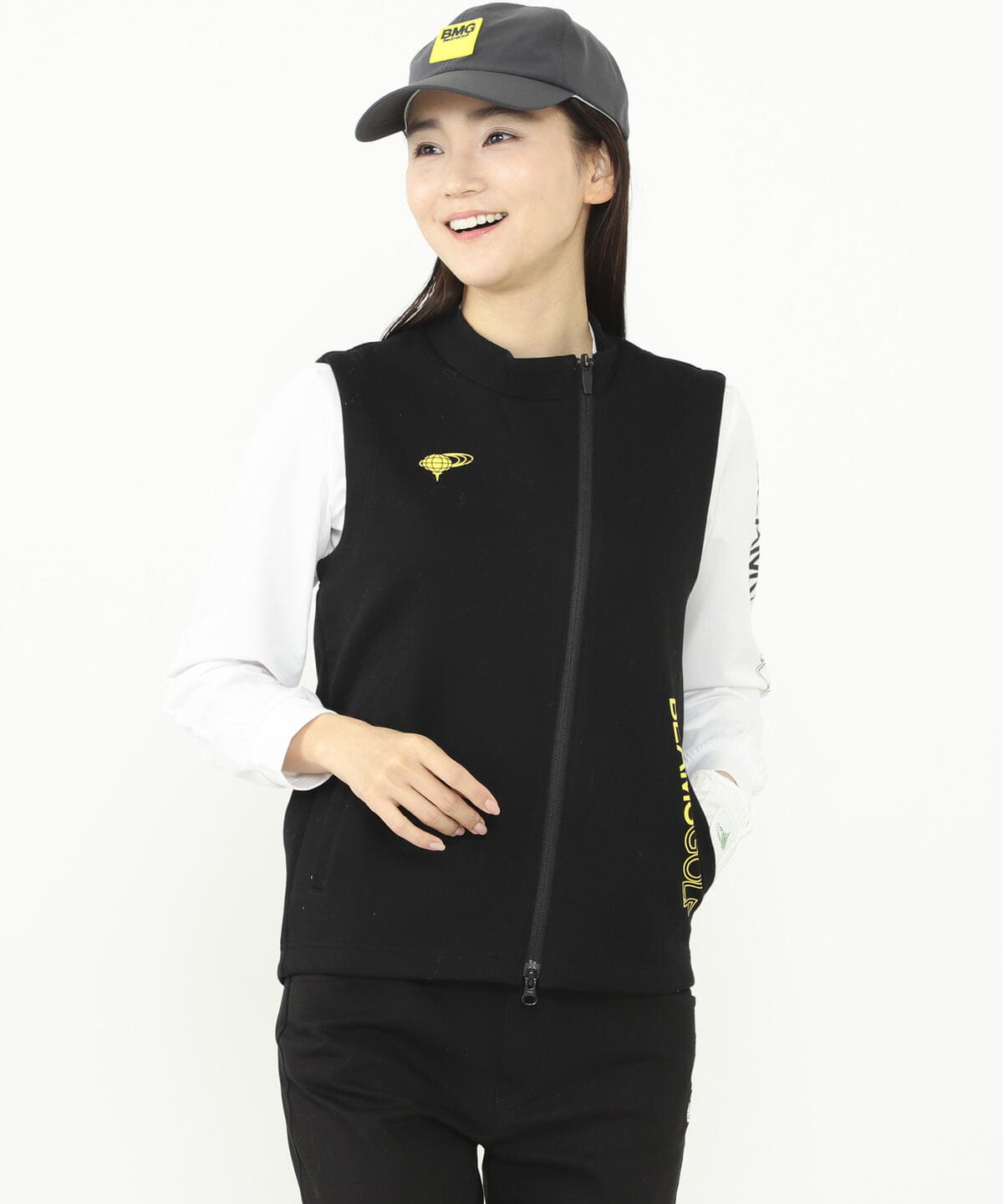 BEAMS GOLF ORANGE LABEL / サイドジップ ベスト　L BEAMS GOLF（ビームスゴルフ）の「BEAMS GOLF ORANGE LABEL