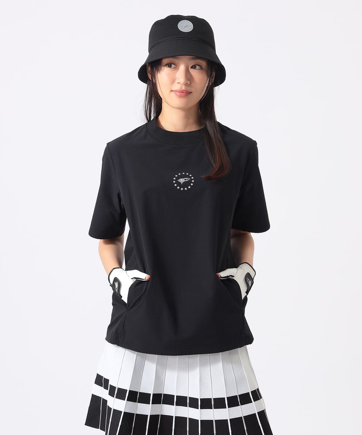 BEAMS GOLF（ビームス ゴルフ）ORANGE LABEL / 裾スピンドル モック