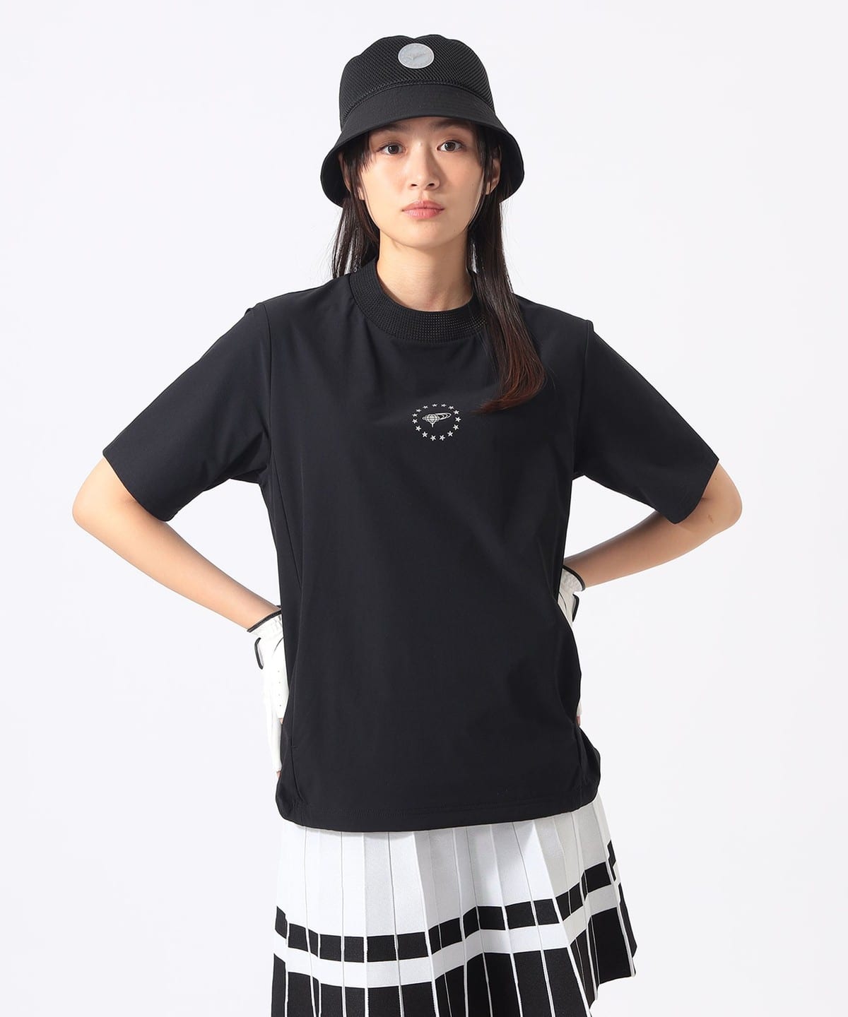 BEAMS GOLF（ビームス ゴルフ）ORANGE LABEL / 裾スピンドル モック