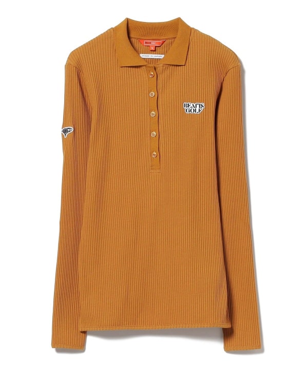 BEAMS GOLF（ビームス ゴルフ）ORANGE LABEL / ロングスリーブ リブ ポロシャツ（シャツ・ブラウス ポロシャツ）通販｜BEAMS