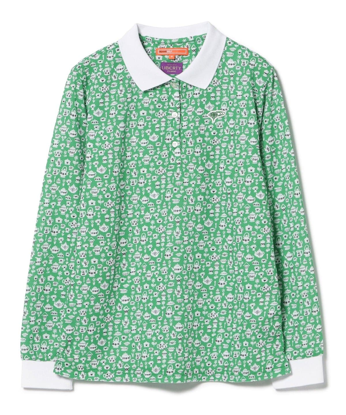 ORANGE LABEL / 別注リバティ ロングスリーブ シャツ シャツ・ブラウス WOMEN GREEN M ORANGE LABEL / 別注リバティ ロングスリーブ シャツ シャツ・ブラウス WOMEN GREEN M