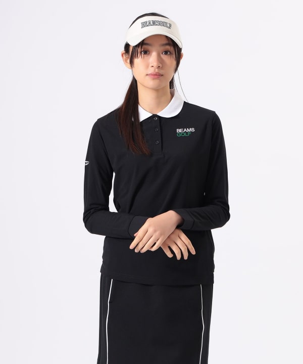 BEAMS GOLF ロングスリーブシャツ ホワイト BEAMS GOLF（ビームス ゴルフ）ORANGE LABEL / クレリック