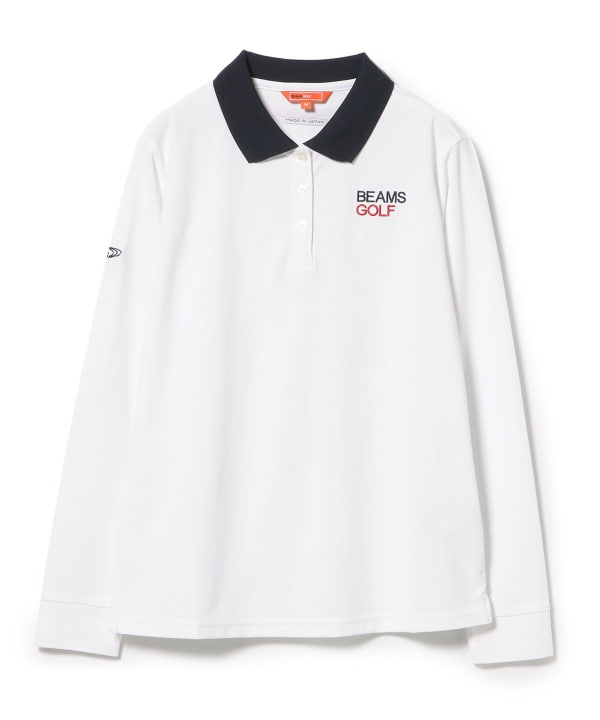 BEAMS GOLF ロングスリーブシャツ ホワイト BEAMS GOLF（ビームス ゴルフ）ORANGE LABEL / クレリック