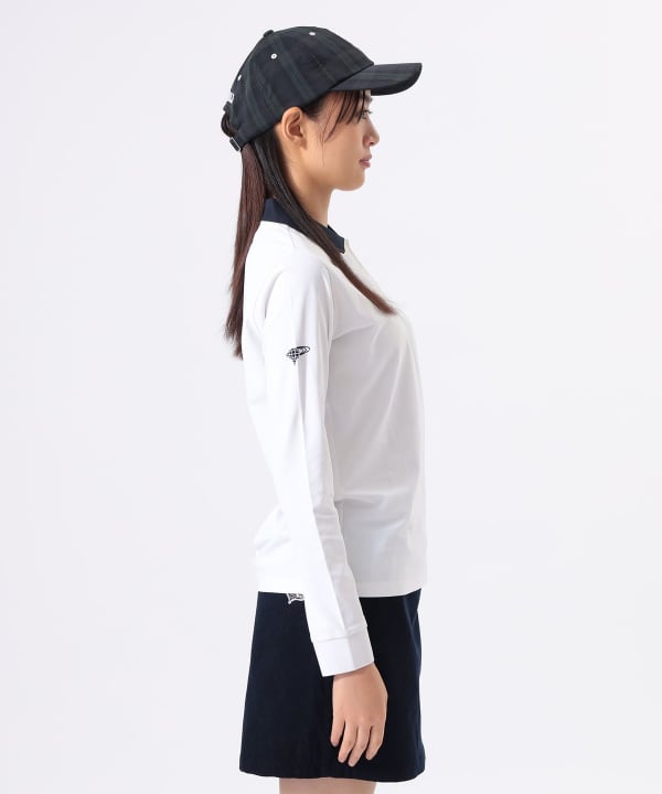 BEAMS GOLF ロングスリーブシャツ ホワイト BEAMS GOLF（ビームス ゴルフ）ORANGE LABEL / クレリック