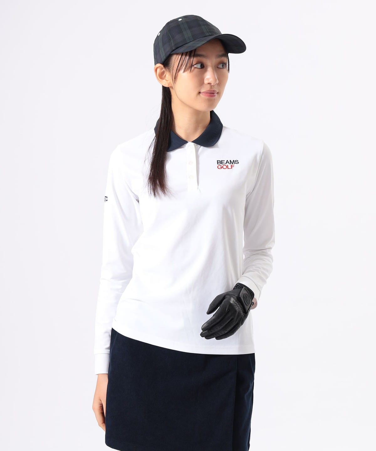 BEAMS GOLF ロングスリーブシャツ ホワイト BEAMS GOLF（ビームス ゴルフ）ORANGE LABEL / クレリック
