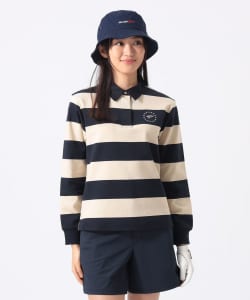 【+10%ポイントUP】〈WOMEN〉ORANGE LABEL / ボーダー ロングスリーブ シャツ