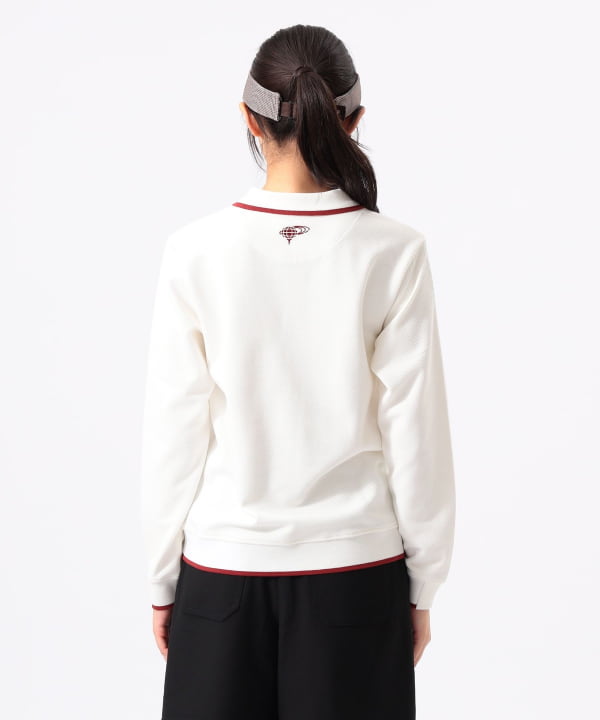 〈WOMEN〉ORANGE LABEL / ツイル ダブルジャカード ポロシャツ Model：H170 B74 W60 H86　Size：M