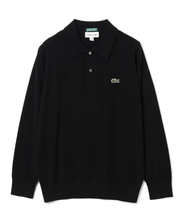 〈WOMEN〉【別注】LACOSTE / ロングスリーブ ニット ポロ