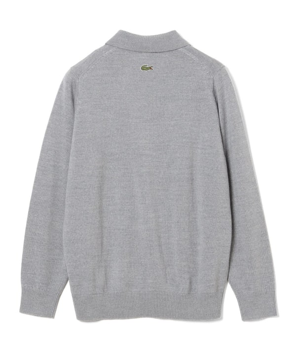 〈WOMEN〉【別注】LACOSTE / ロングスリーブ ニット ポロ