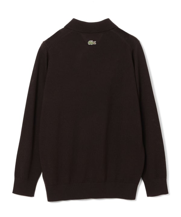 〈WOMEN〉【別注】LACOSTE / ロングスリーブ ニット ポロ