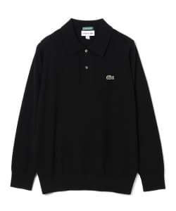 〈WOMEN〉【別注】LACOSTE / ロングスリーブ ニット ポロ