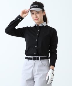 BEAMS GOLF ORANGE LABEL / 襟ロゴ シャツ