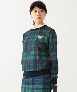 BEAMS GOLF ORANGE LABEL / チェック プルオーバー