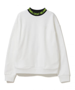 〈WOMEN〉BEAMS GOLF ORANGE LABEL / 襟ロゴ 裏フリース プルオーバーシャツ