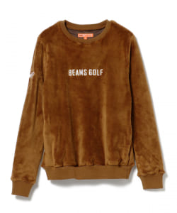 BEAMS GOLF ORANGE LABEL / ベロア プルオーバー