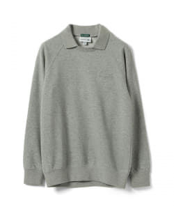 ＜WOMEN＞LACOSTE×BEAMS GOLF / 別注 スウェット プルオーバー ポロシャツ