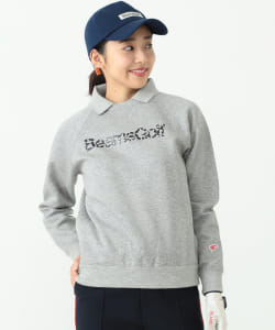 BEAMS GOLF ORANGE LABEL / 星柄ロゴ プルオーバー