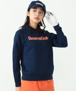 BEAMS GOLF ORANGE LABEL / 星柄ロゴ プルオーバー