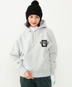 〈WOMEN〉Champion × BEAMS GOLF / 別注リバースウィーブ（R）スウェット フーディー 2