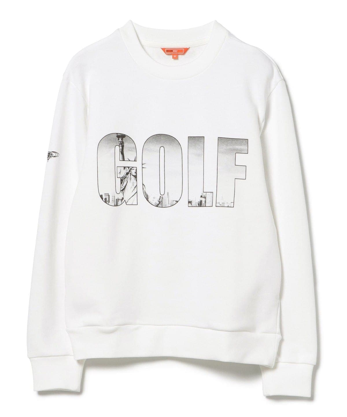 〈WOMEN〉ORANGE LABEL / GOLFロゴ スウェット プルオーバー トップス WOMEN WHITE M 〈WOMEN〉ORANGE LABEL / GOLFロゴ スウェット プルオーバー トップス WOMEN WHITE M