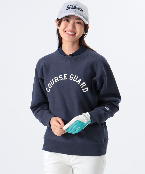 BEAMS GOLF（ビームス ゴルフ）〈WOMEN〉【別注】Champion リバースウィーブ（R）CGロゴ スウェットシャツ（トップス スウェット ）通販｜BEAMS