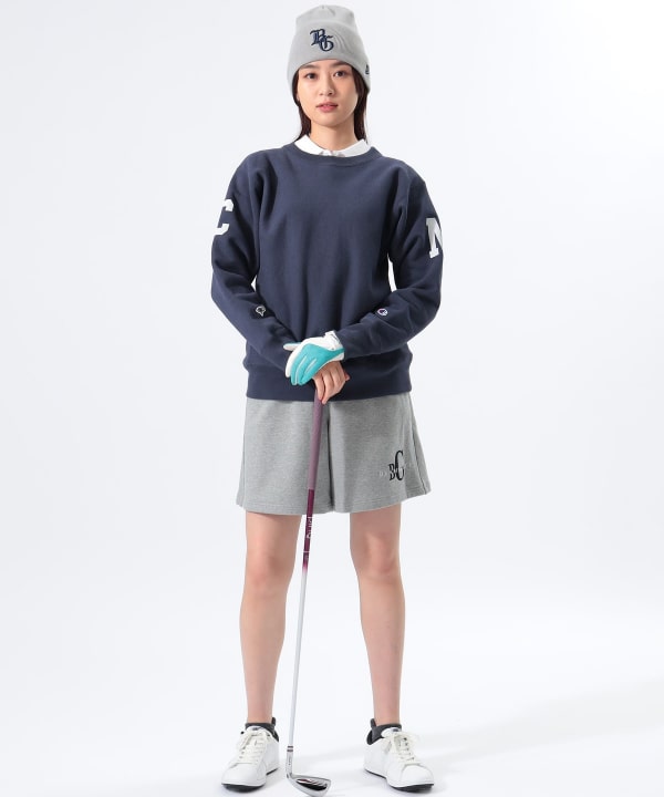 BEAMS GOLF（ビームス ゴルフ）〈WOMEN〉【別注】Champion リバースウィーブ（R）NYCロゴ スウェットシャツ（トップス  スウェット）通販｜BEAMS