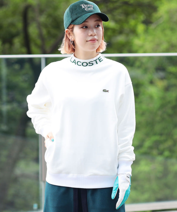 BEAMS GOLF（ビームス ゴルフ）〈WOMEN〉【別注】LACOSTE / ロゴ モックネック スウェットシャツ（トップス スウェット）通販｜ BEAMS