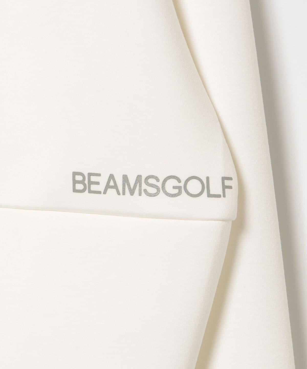 BEAMS GOLF BEAMS GOLF LABEL / Stretch Jersey Zip ORANGE Up