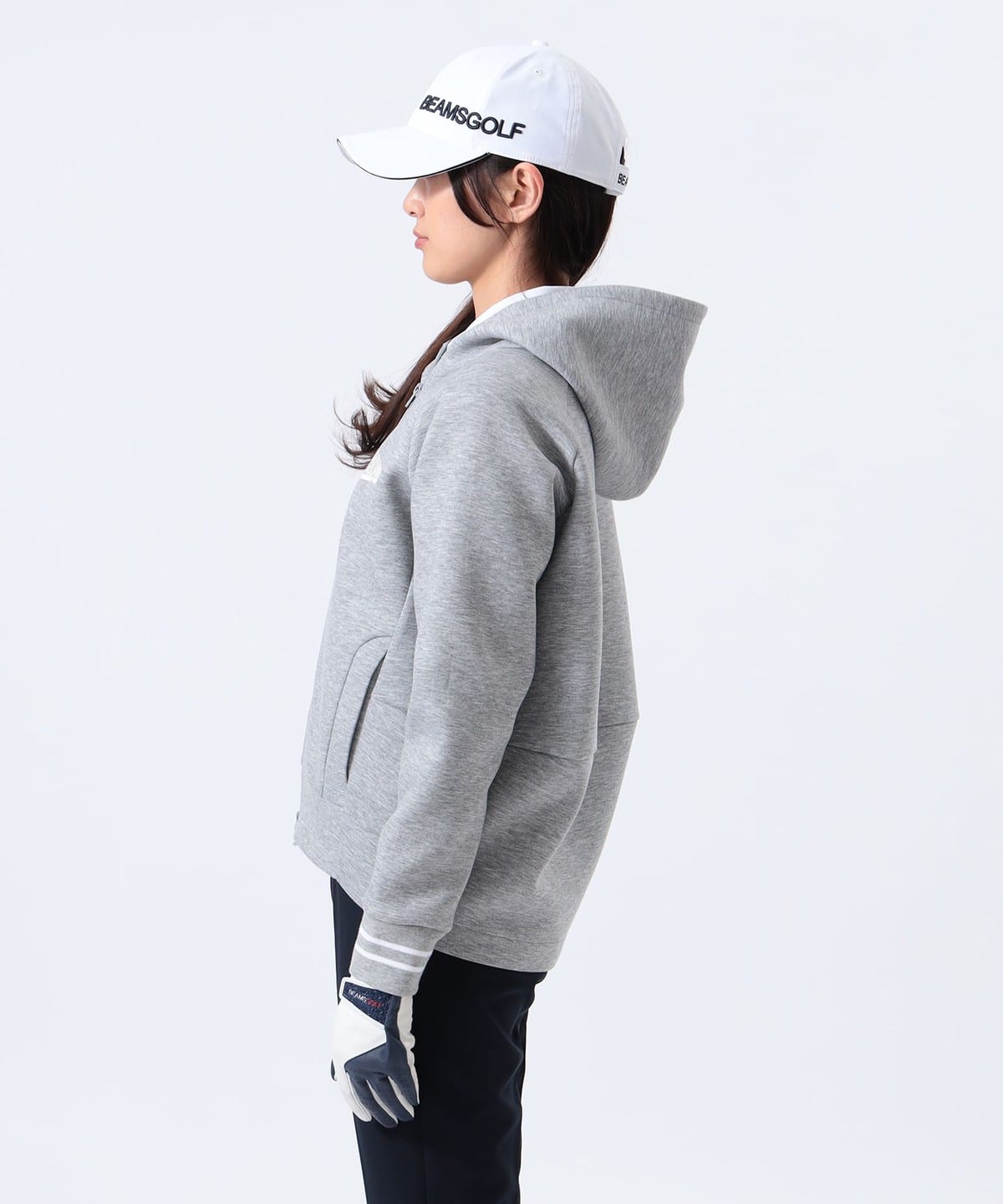 BEAMS GOLF (BEAMS GOLF) ORANGE LABEL / Stretch Jersey Zip-up