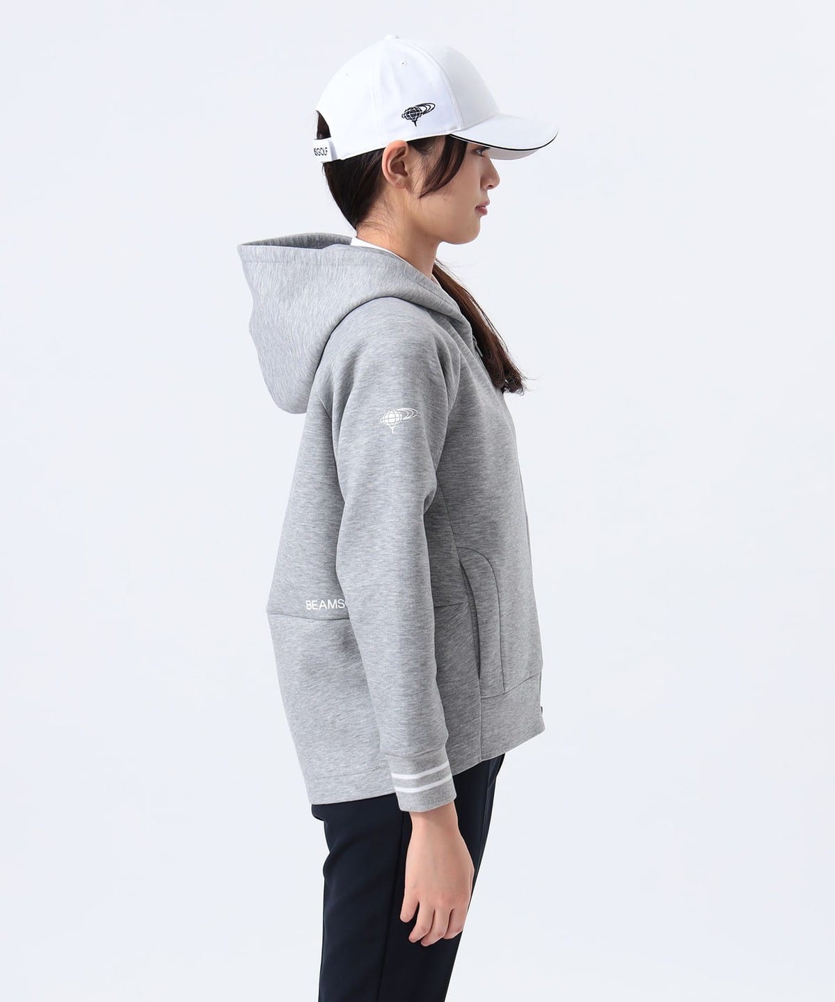 BEAMS GOLF (BEAMS GOLF) ORANGE LABEL / Stretch Jersey Zip-up