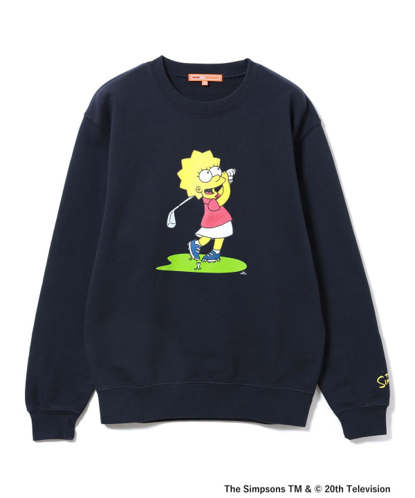 BEAMS GOLF（ビームス ゴルフ）〈WOMEN〉ORANGE LABEL / The Simpsons クルーネックスウェットシャツ．（トップス  スウェット）通販｜BEAMS