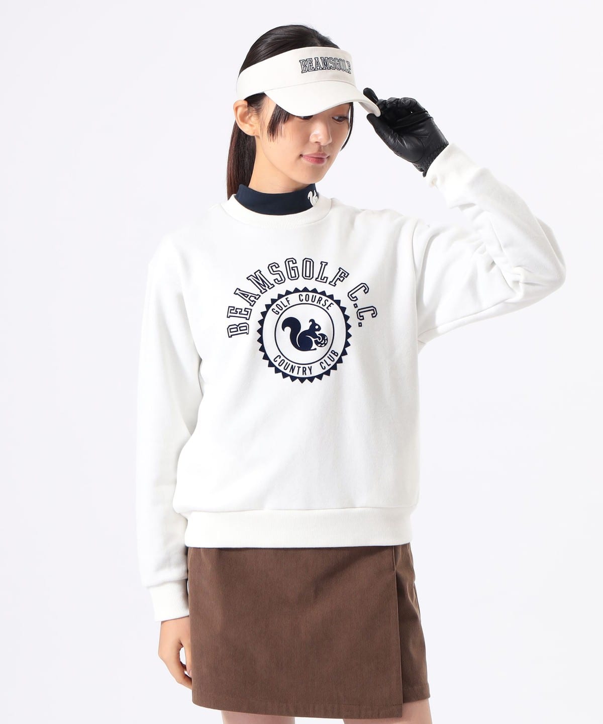 ORANGE LABEL / リスロゴ 裏毛スウェット トップス WOMEN WHITE M ORANGE LABEL / リスロゴ 裏毛スウェット トップス WOMEN WHITE M