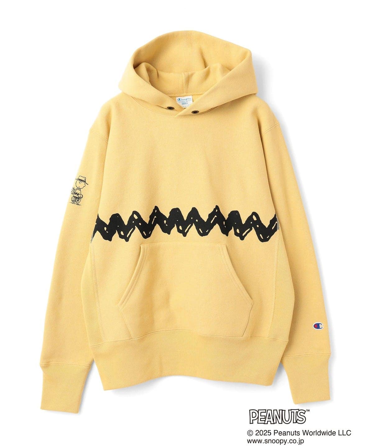〈WOMEN〉PEANUTS チャーリー・ブラウン パーカー トップス WOMEN YELLOW S 〈WOMEN〉PEANUTS チャーリー・ブラウン パーカー トップス WOMEN YELLOW S