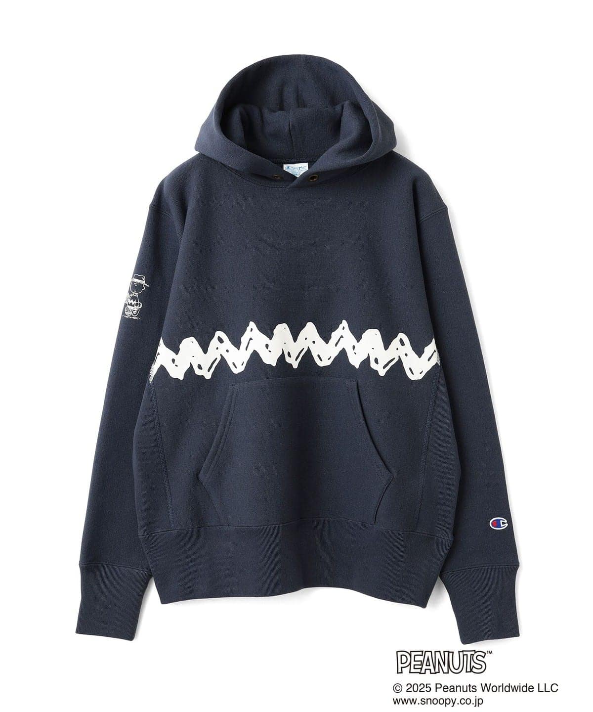 〈WOMEN〉PEANUTS チャーリー・ブラウン パーカー トップス WOMEN NAVY S 〈WOMEN〉PEANUTS チャーリー・ブラウン パーカー トップス WOMEN NAVY S