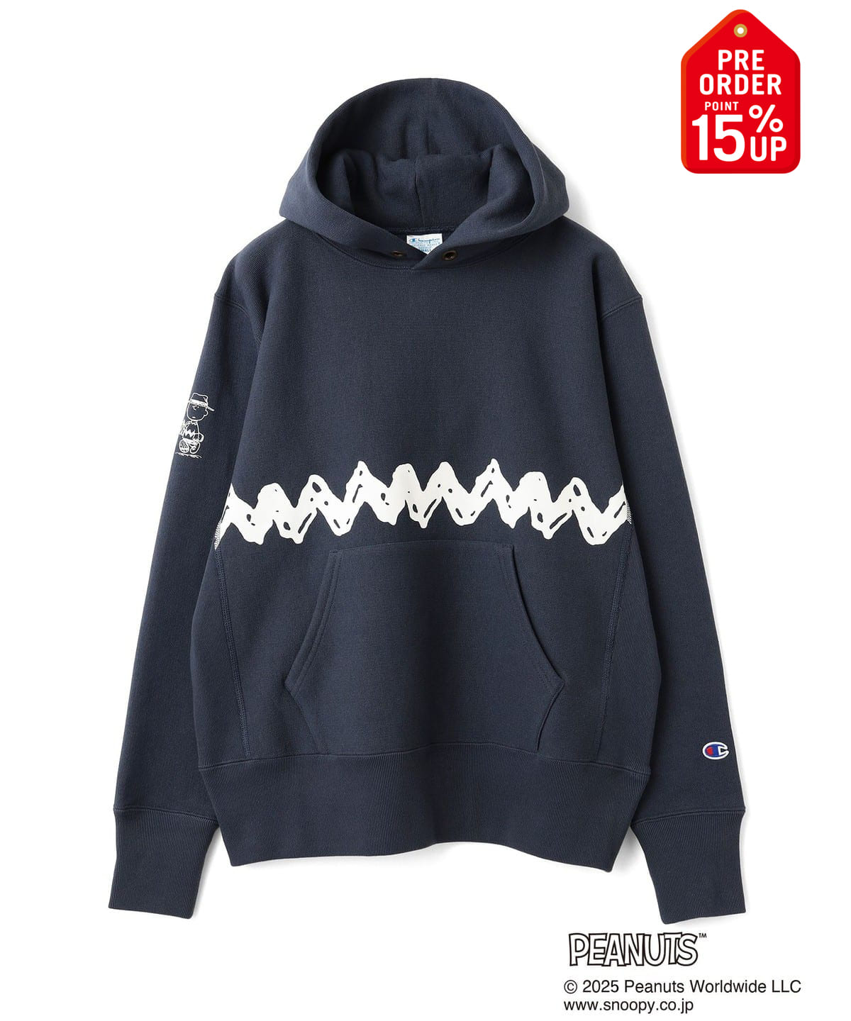 【+15%ポイントUP】〈WOMEN〉PEANUTS チャーリー・ブラウン パーカー トップス WOMEN NAVY S 【+15%ポイントUP】〈WOMEN〉PEANUTS チャーリー・ブラウン パーカー トップス WOMEN NAVY S