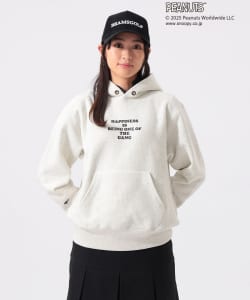 〈WOMEN〉【別注】Champion / THE PEANUTS GANG リバースウィーブ(R) パーカー