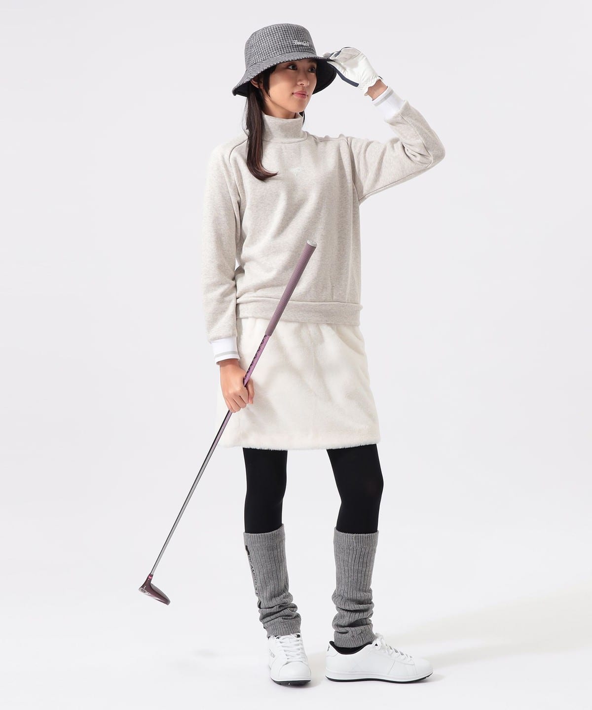 BEAMS GOLF（ビームス ゴルフ）ORANGE LABEL / 裏起毛 ハイネック プル